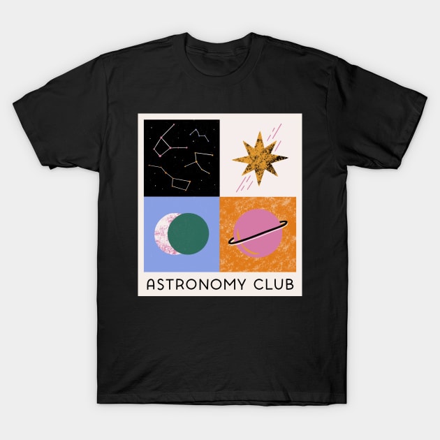 Astronomy Club T-Shirt by Megan Roy